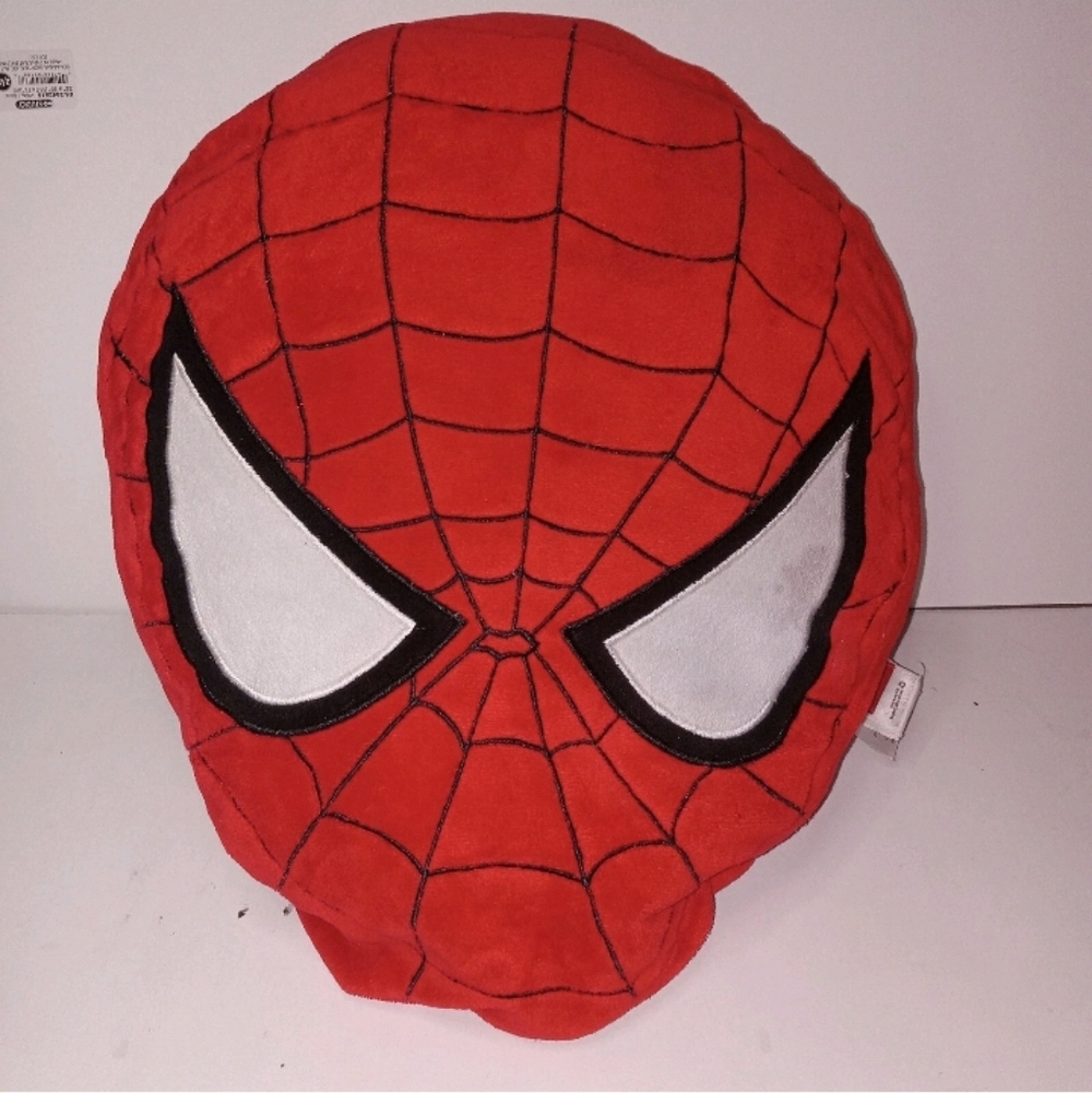 Marvel Spiderman Plush Throw Pillow 15" Disney Store 2012